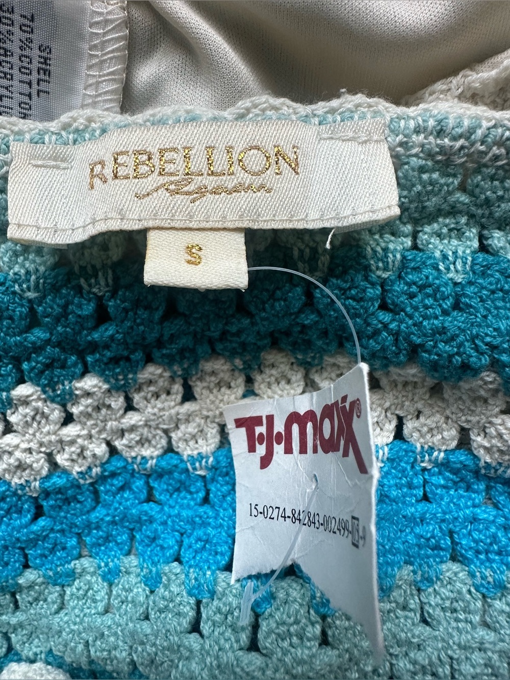 Rebellion Again 2pc Crochet Bralette & Short Set - Picture 11 of 11